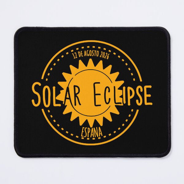 Item preview, Espana 12 de agosto 2026 Solar Eclipse Orange color design designed and sold by EmeraldeaArt.