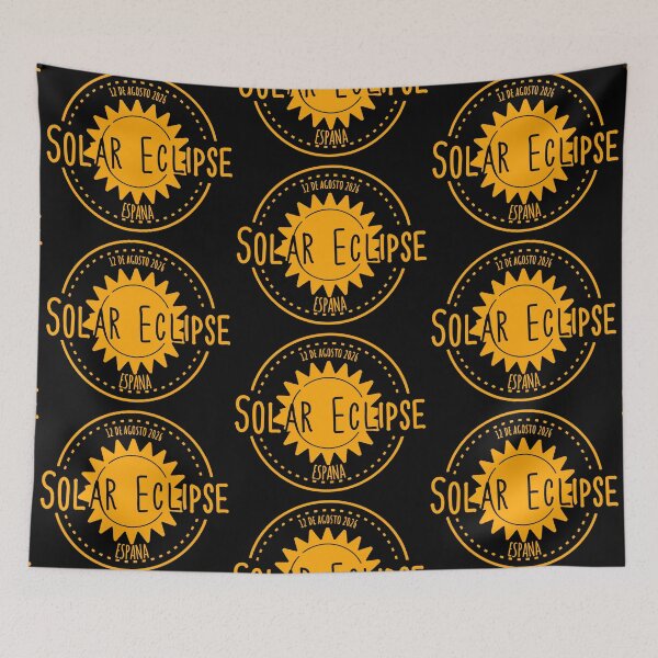 Item preview, Espana 12 de agosto 2026 Solar Eclipse Orange color design designed and sold by EmeraldeaArt.