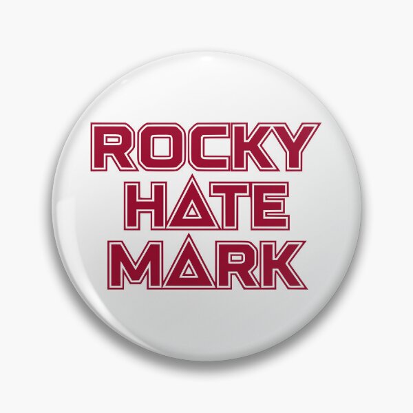 Item preview, Rocky Hate Mark Red Typography designed and sold by Imaginationbeyond.