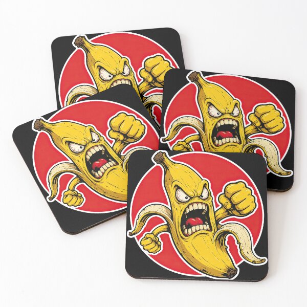 Item preview, Angry Banana – Raging Fruit Retro Skate Cartoon designed and sold by obstinator.