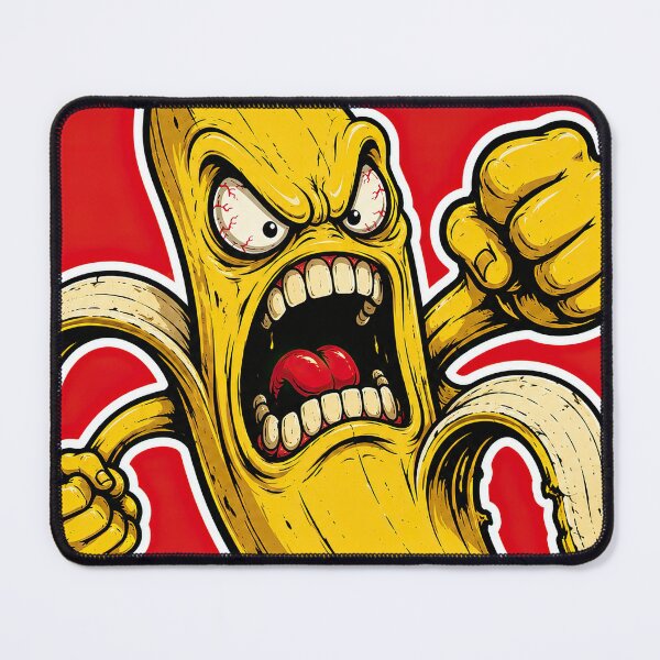 Item preview, Angry Banana – Raging Fruit Retro Skate Cartoon designed and sold by obstinator.