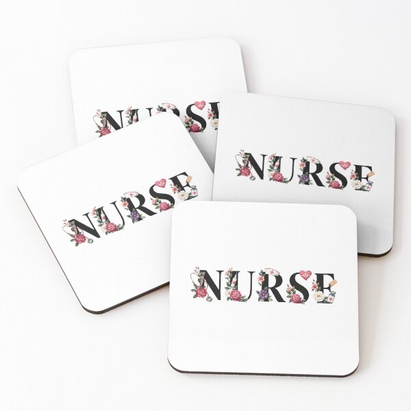 Item preview, NURSE Refined Floral Word designed and sold by YNELENT.