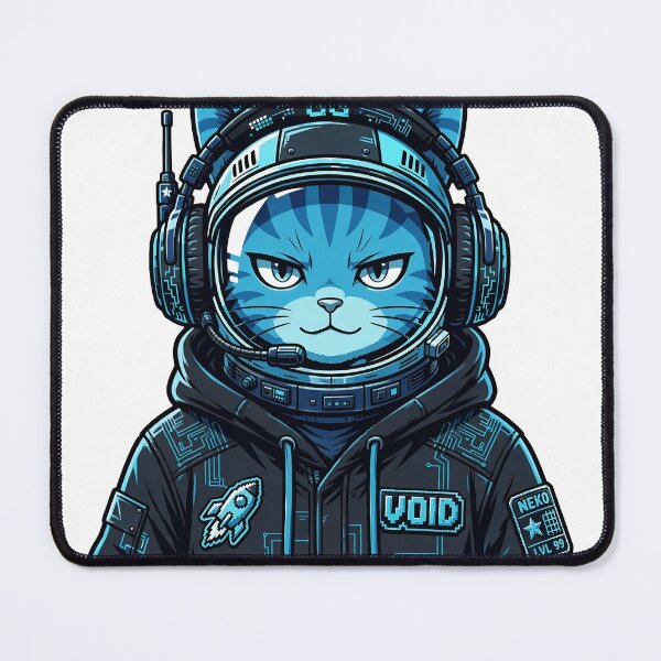 Item preview, Neko Astronaut Cat Gamer LVL 99 Void designed and sold by Ameir12.