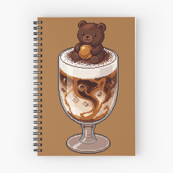 Item preview, Pixel Art Iced Latte with Tiny Bear designed and sold by CaseDiary.