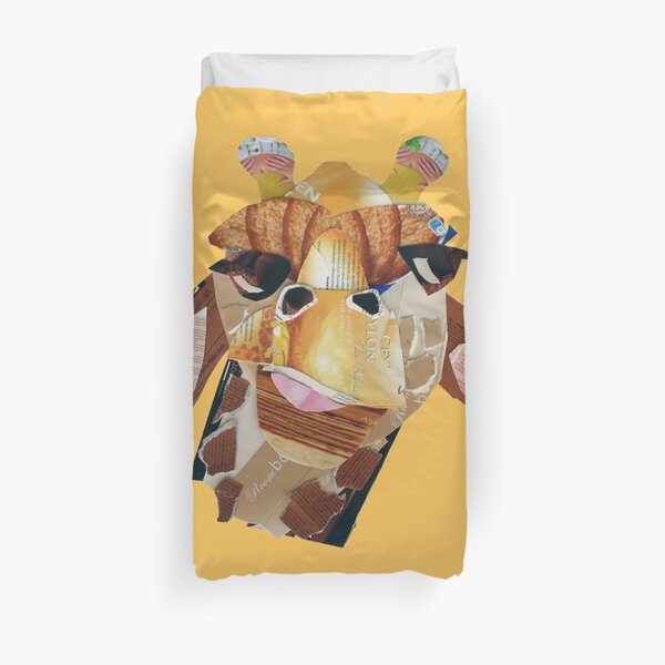 Mistrusting Giraffe Duvet Cover