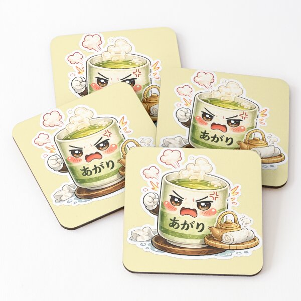 Item preview, Angry Agari Green Tea – Funny Japanese Sushi Tea Character designed and sold by OddGarage.