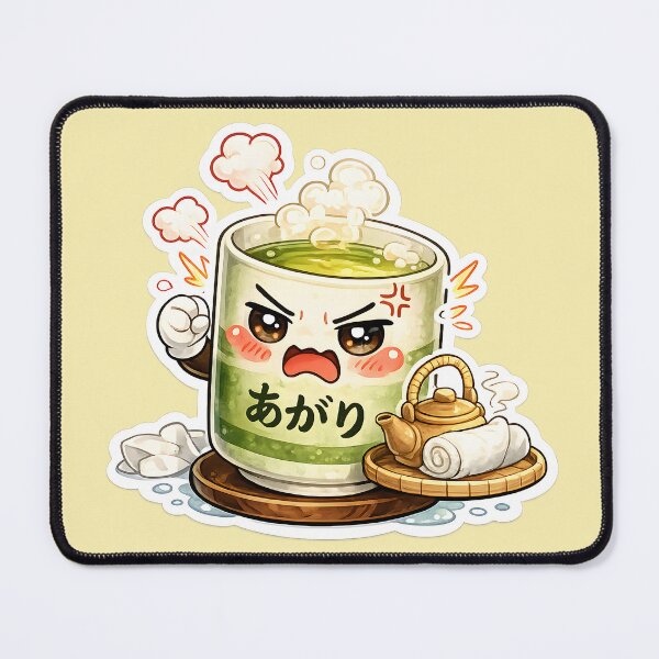 Item preview, Angry Agari Green Tea – Funny Japanese Sushi Tea Character designed and sold by OddGarage.