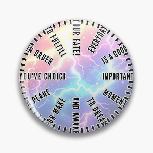 Item preview, Motivational Clock About The Fate! designed and sold by Giulivo Store Graphic.