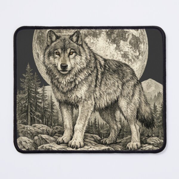 Item preview, Lunar Wolf designed and sold by KrungiT Design .