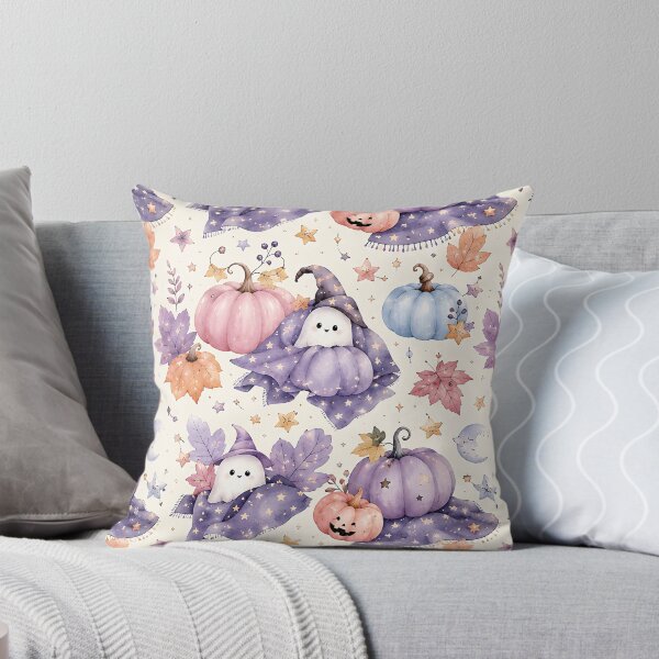 Item preview, Dreamy Watercolor Autumn Leaf Blanket Pattern designed and sold by Thai Vibe Studio.