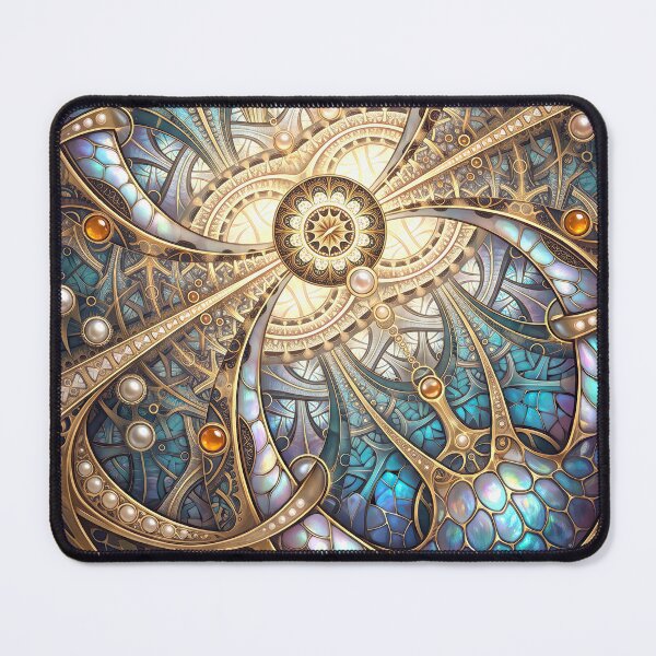 Item preview, Abalone and Pearl Encrusted Fractal designed and sold by Frackxion.