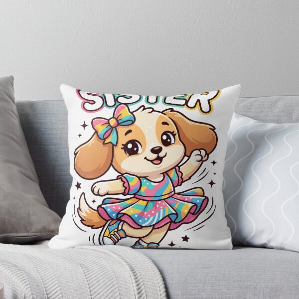 Item preview, Cute Sister School Dog Rainbow Back to School Design designed and sold by favoprintaart.