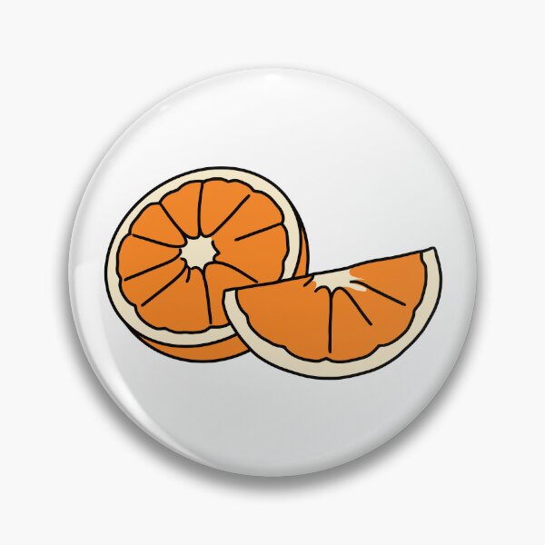 Item preview, Cute Orange Slice Pop Art Illustration designed and sold by Vision Crafted.
