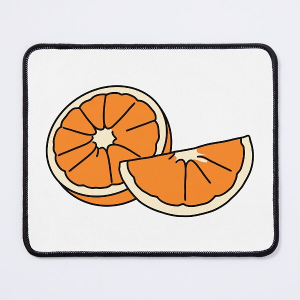 Item preview, Cute Orange Slice Pop Art Illustration designed and sold by Vision Crafted.