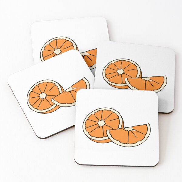 Item preview, Cute Orange Slice Pop Art Illustration designed and sold by Vision Crafted.