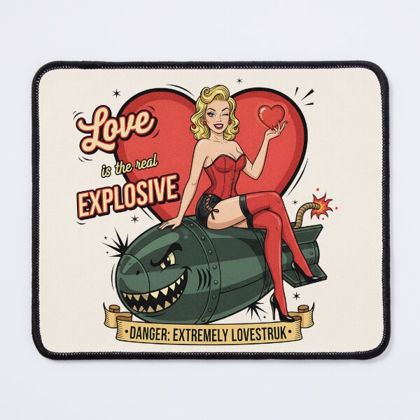 Item preview, Retro Love Is The Real Explosive - Danger: Extremely Lovestruck designed and sold by legendaryskins.