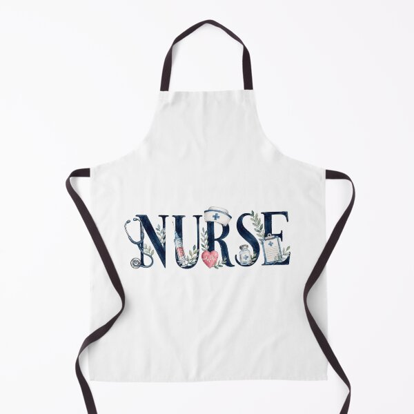 Item preview, NURSE Elegant Watercolor Lettering designed and sold by YNELENT.