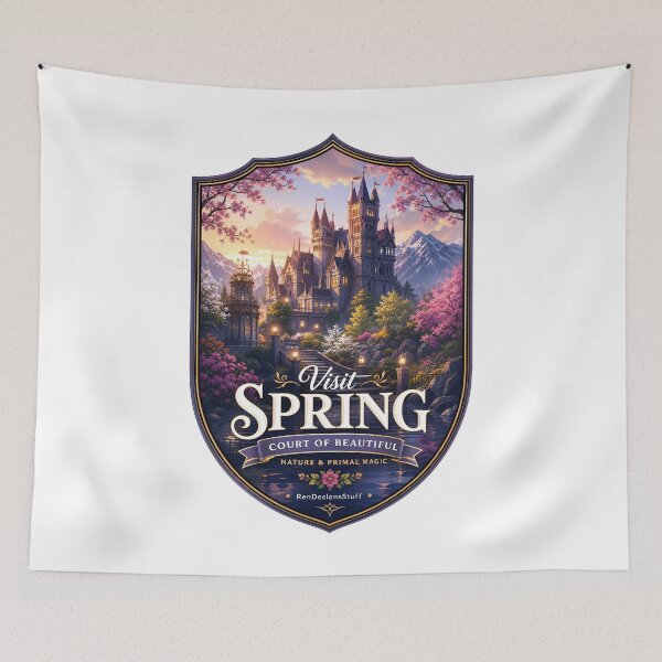Item preview, ACOTAR Spring Court Nature Landscape designed and sold by FrontierCosmic.