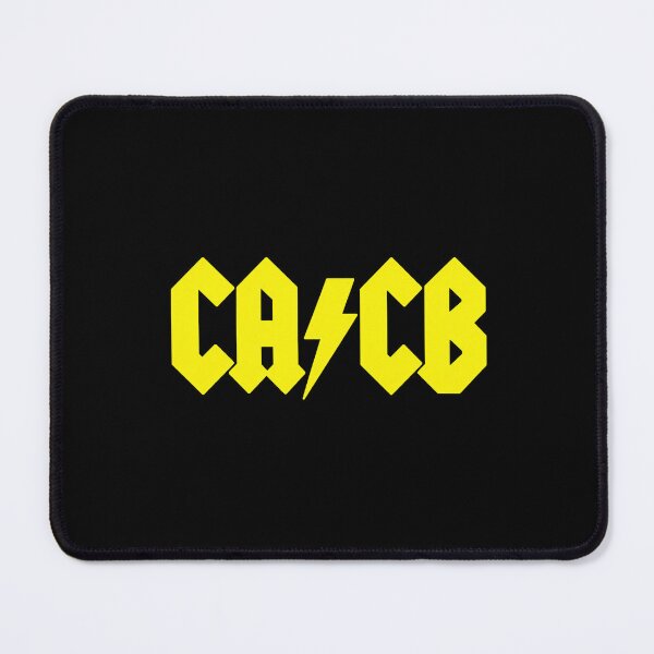 Item preview, CACB Hard Rock Carp Fishing - Funny Parody Logo designed and sold by GeekAnglerStore.