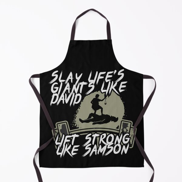 Item preview, Slay Life's Giants Like David - Lift Strong Like Samson designed and sold by Bezuiden.