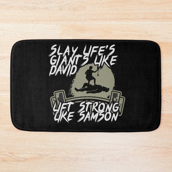 Item preview, Slay Life's Giants Like David - Lift Strong Like Samson designed and sold by Bezuiden.