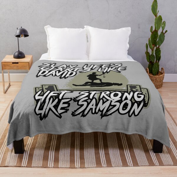 Item preview, Slay Life's Giants Like David - Lift Strong Like Samson designed and sold by Bezuiden.