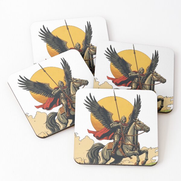 Item preview, Vintage Winged Hussar Polish knight dark fantasy designed and sold by MemoryZoneOfficial.