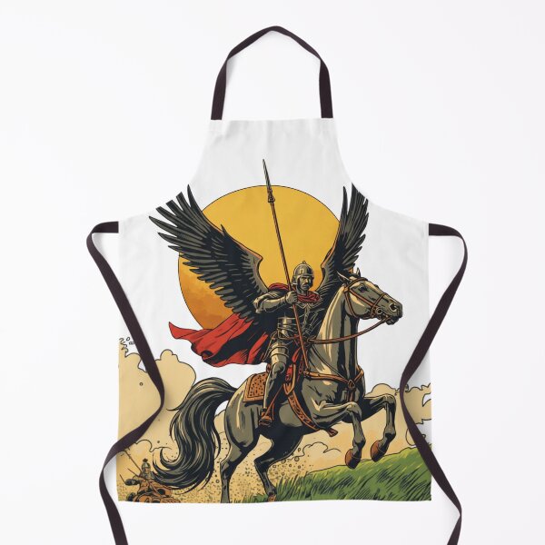 Item preview, Vintage Winged Hussar Polish knight dark fantasy designed and sold by MemoryZoneOfficial.