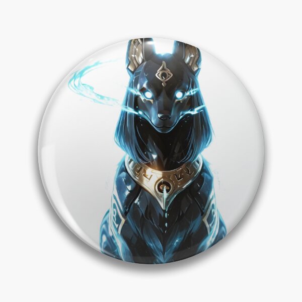 Item preview, The Vantablack Anubis - Historical Mystery & Psychological Art designed and sold by Chrome cinematic.