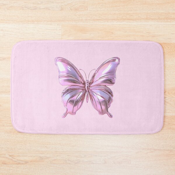 Item preview, Pink Chrome Butterfly 3D Glossy Art designed and sold by jianina-alondra.