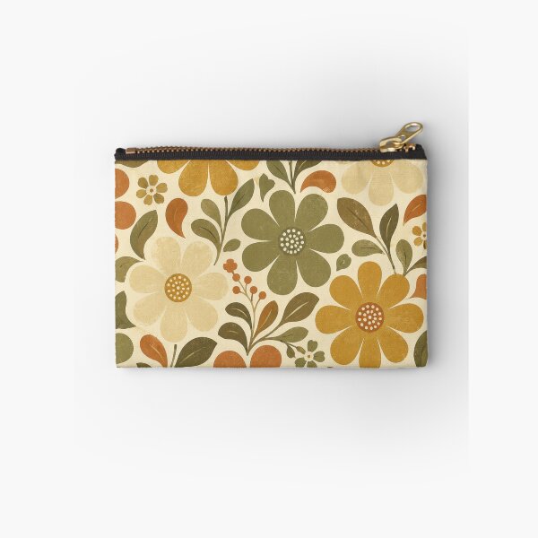 Item preview, Scandinavian Retro Daisy Floral Pattern designed and sold by Golden Era Studio.