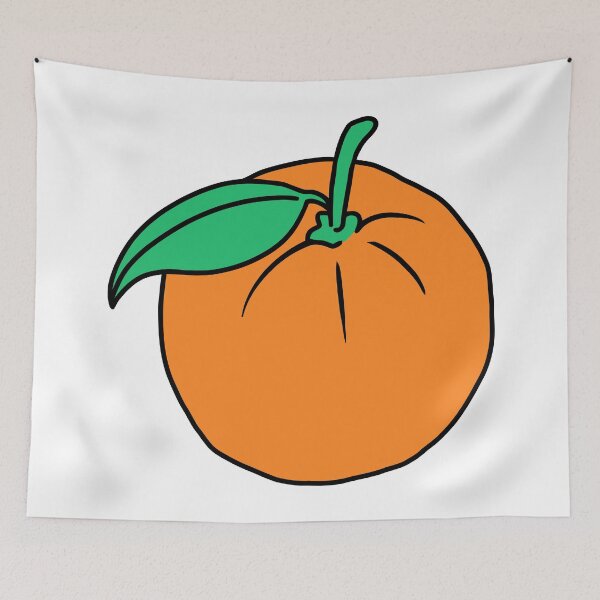 Item preview, Cute Whole Orange Fruit Pop Art Graphic designed and sold by Vision Crafted.