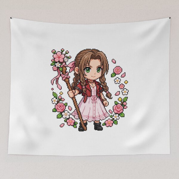 Item preview, Floral Sorceress Pixel Art designed and sold by teamzeta.