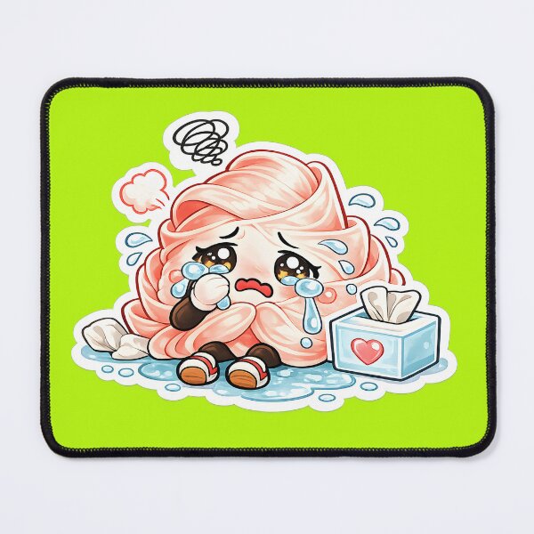 Item preview, Crying Gari Ginger – Cute Japanese Sushi Sidekick designed and sold by OddGarage.