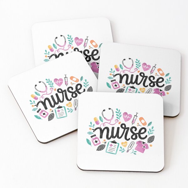 Item preview, NURSE Cute Medical Script designed and sold by YNELENT.