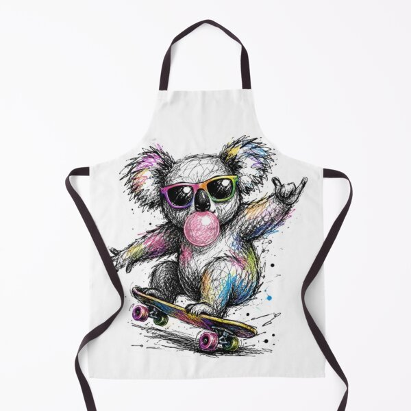 Item preview, Skateboarder Koala with Bubble Gum designed and sold by Snurly.
