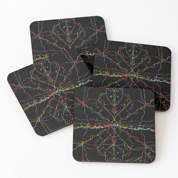 Item preview, Authenticated Neon Spirit - Hand-Drawn Abstract Art with Unique Color Hash designed and sold by Outlet Raloel.