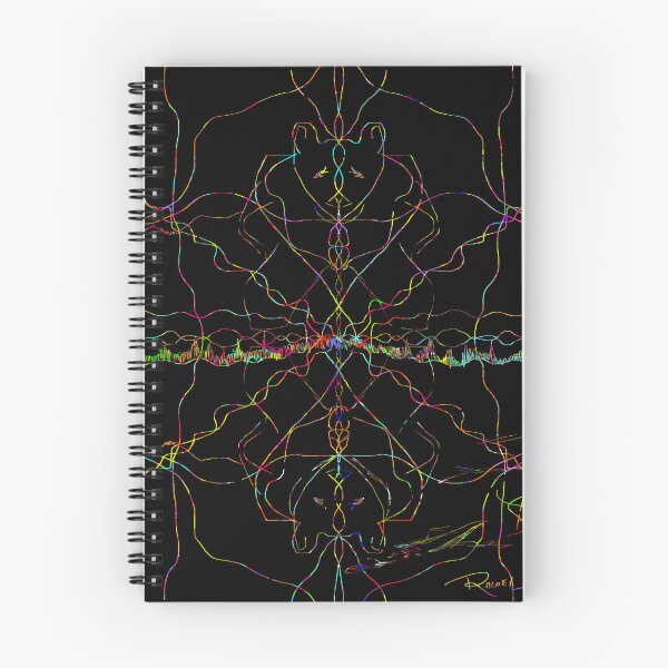 Item preview, Authenticated Neon Spirit - Hand-Drawn Abstract Art with Unique Color Hash designed and sold by Outlet Raloel.