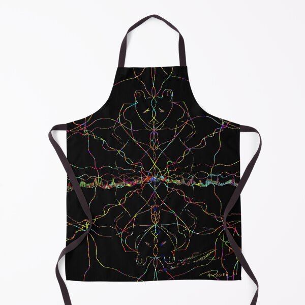Item preview, Authenticated Neon Spirit - Hand-Drawn Abstract Art with Unique Color Hash designed and sold by Outlet Raloel.