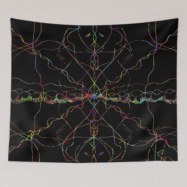 Item preview, Authenticated Neon Spirit - Hand-Drawn Abstract Art with Unique Color Hash designed and sold by Outlet Raloel.