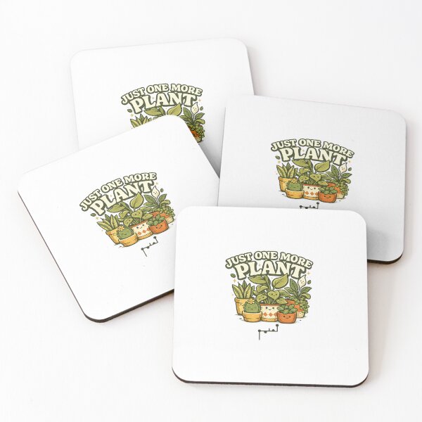 Item preview, Just One More Plant – Retro Houseplant Lover Design designed and sold by Musamem  Designs.