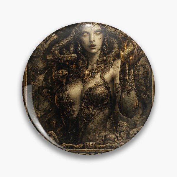 Item preview, Medusa Gorgon – Dark Greek Mythology Gothic Art designed and sold by LintonGriffin.
