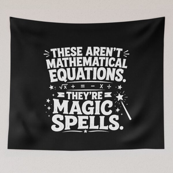 Item preview, Funny Math Teacher Magic Spells Teacher Humor designed and sold by Mustapha  ALAHAYANE.
