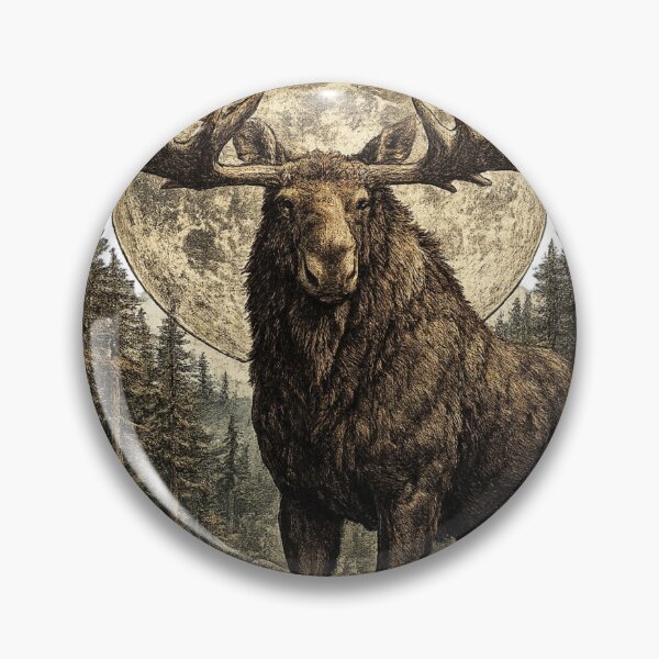 Item preview, Lunar Moose designed and sold by KrungiT Design .