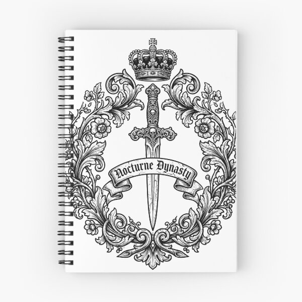 Item preview, Nocturne Dynasty Royal Sword Crest designed and sold by WearTheVibe Store.