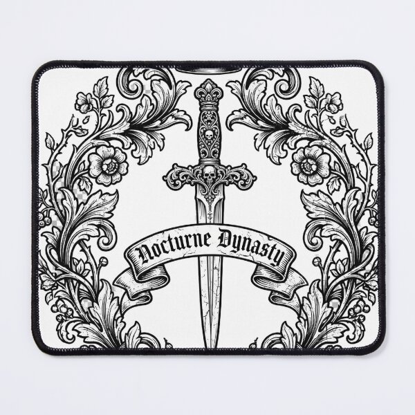 Item preview, Nocturne Dynasty Royal Sword Crest designed and sold by WearTheVibe Store.