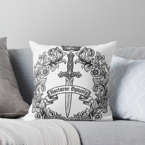 Item preview, Nocturne Dynasty Royal Sword Crest designed and sold by WearTheVibe Store.