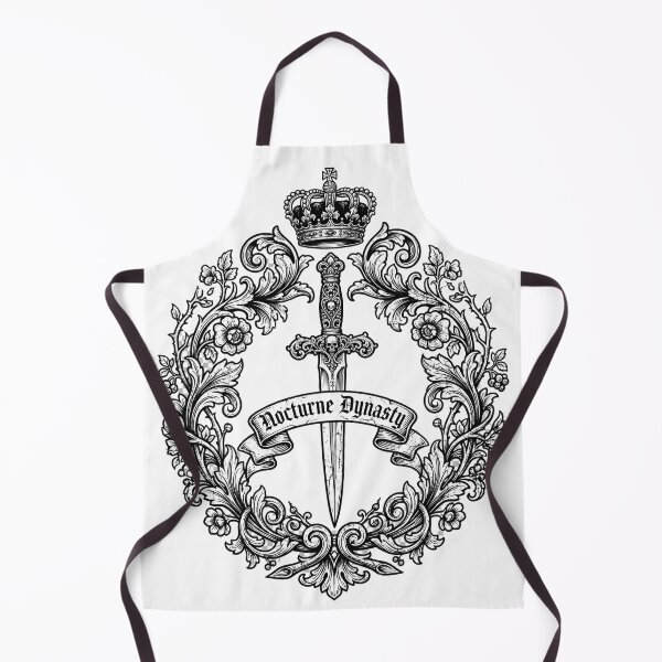 Item preview, Nocturne Dynasty Royal Sword Crest designed and sold by WearTheVibe Store.