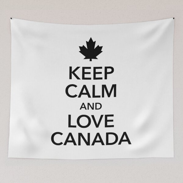 Item preview, keep calm and love Canada North America maple leaf designed and sold by Helen-Storm.