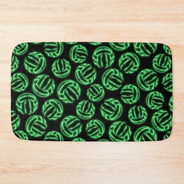 Item preview, Neon glow line art sketch volleyballs - green designed and sold by katzdzynes.